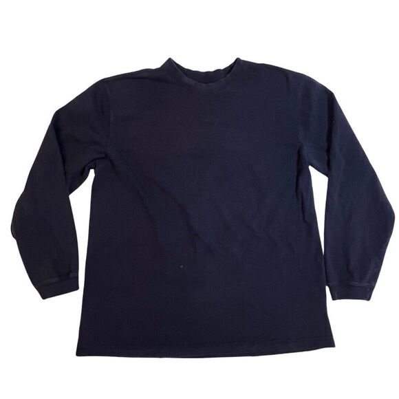Unbranded Other - T Shirt Mens Large Blue Long Sleeve Crewneck Taint Work Outdoor Uniform Shirt